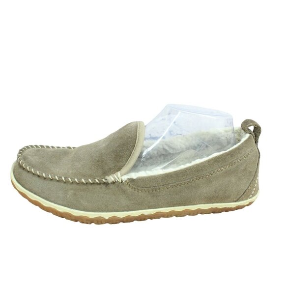 LL Bean Mountain Slippers Moccasin Dark Cement Size 10 M - Picture 1 of 9